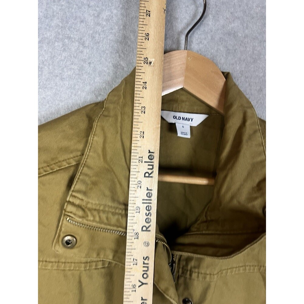 Old Navy Utility Bomber Jacket Olive Green Small NWT - Picture 7 of 10